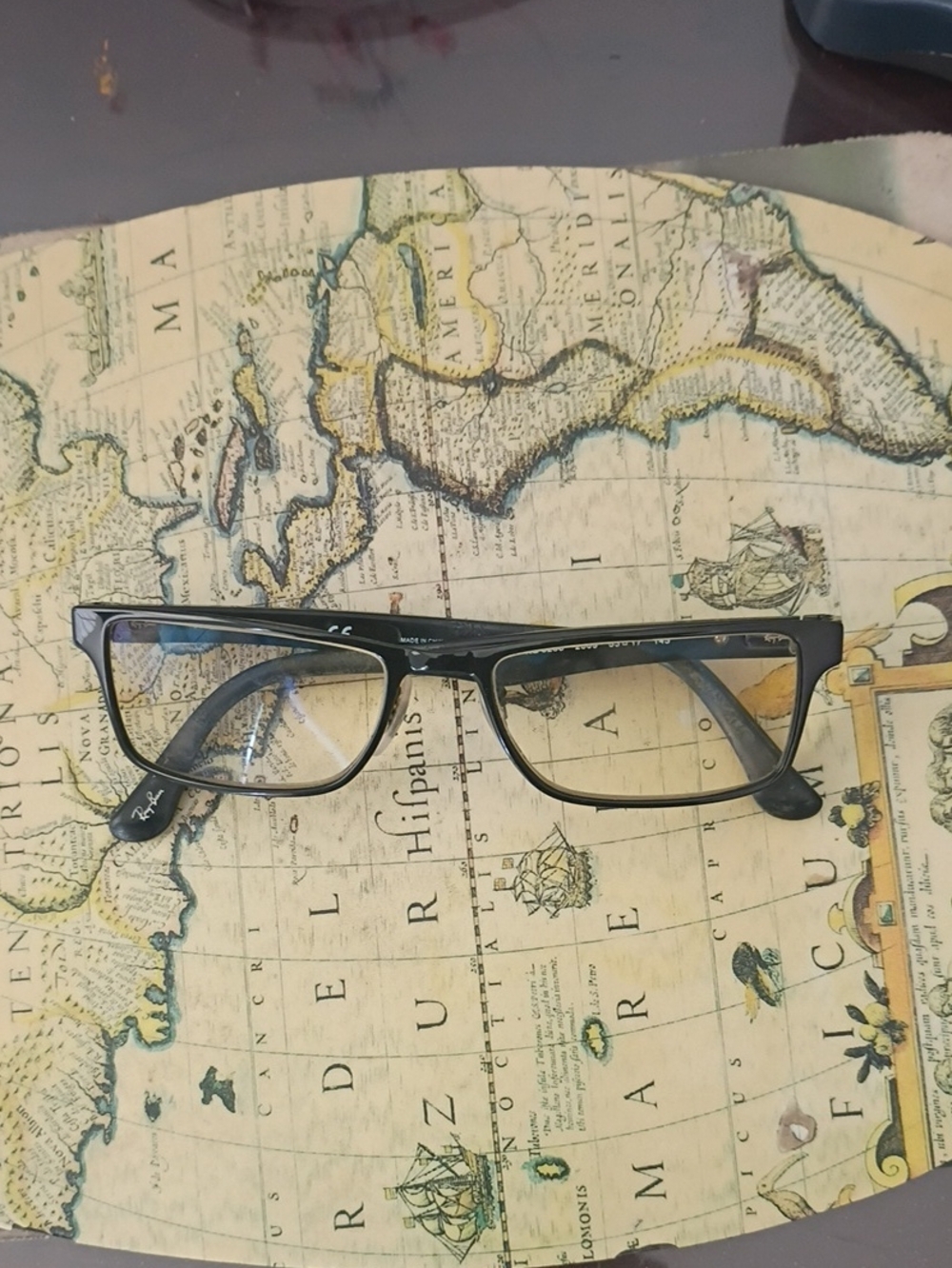 ❤️ AUTHENTIC RAY-BAN RB  6238 2509 53 17  BLACK  EYEGLASSES FRAMES ONLY +Case